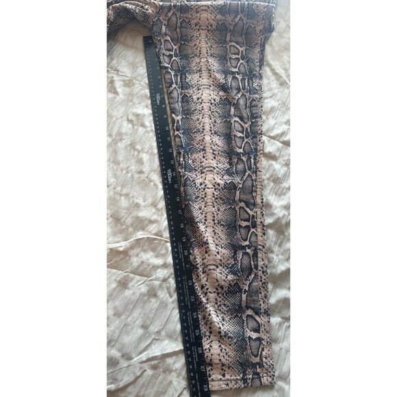 Catamaran Snake Print High-Waisted Skinny Pants Size 9 - Picture 8 of 8